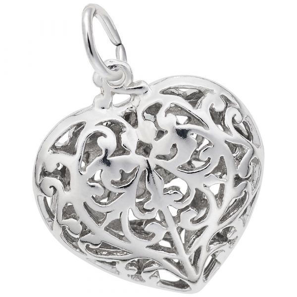Picture of Sterling Silver FILIGREE HEART