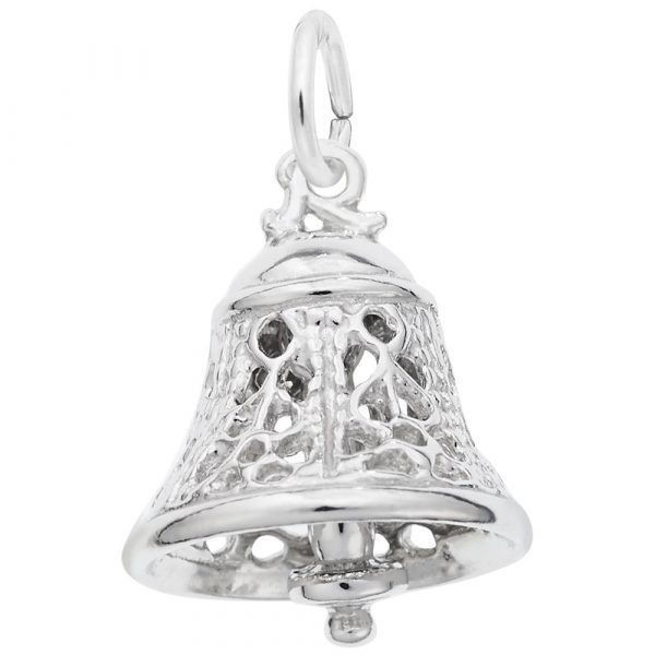 Picture of Filigree Bell Silver Charm