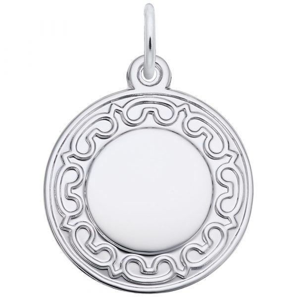Picture of Ornate Round Disc Charm