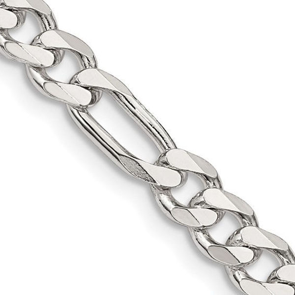 Picture of Sterling Silver 5.5mm Figaro Chain