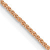 Picture of 20 Leslie's 14K Rose Gold .8mm Spiga (Wheat) Chain