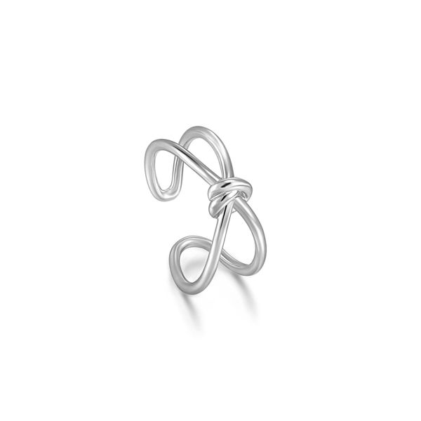 Picture of Silver Knot Double Band Adjustable Ring
