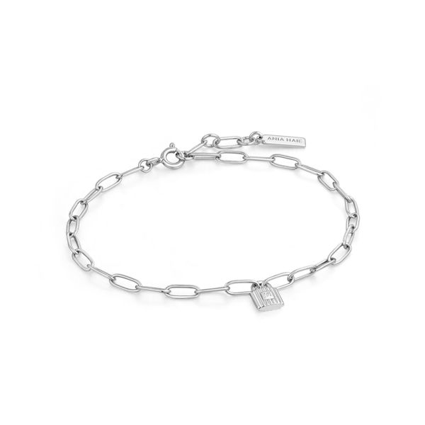 Picture of Silver Chunky Chain Padlock Bracelet