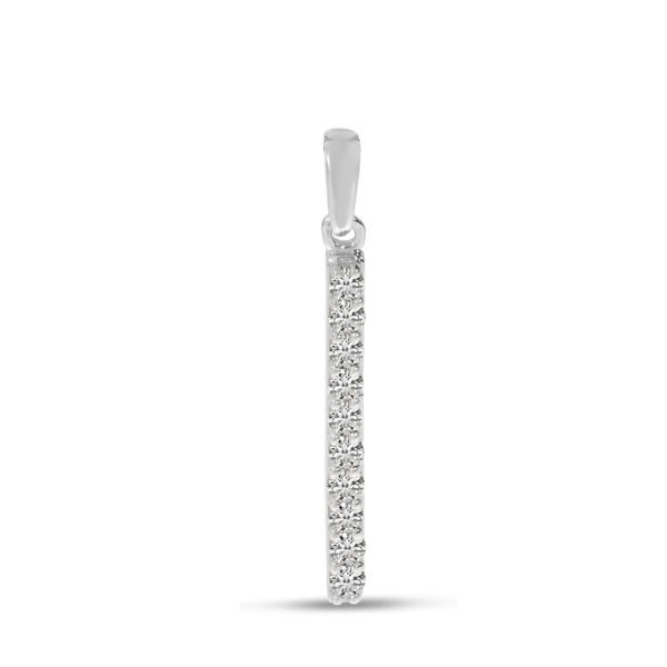Picture of 14KW N2S Diamond Bar Pendant