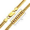 Picture of 6mm 18K Gold Plated Foxtail Chain Necklace