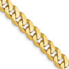 Picture of 22 Leslie's 10K 5.75mm Flat Beveled Curb Chain