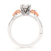 Picture of Forever Elegant White and Rose Engagement Mount