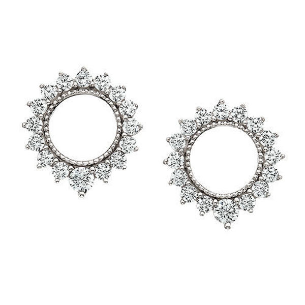 Picture of Sunburst Diamond Earrings