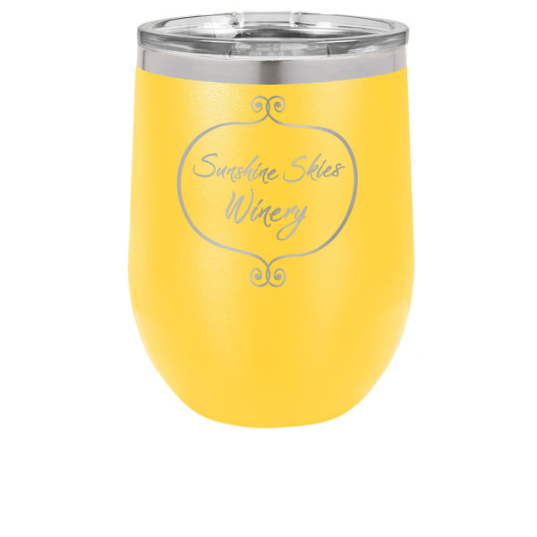 Picture of 12oz Stainless Steel Wine Glass