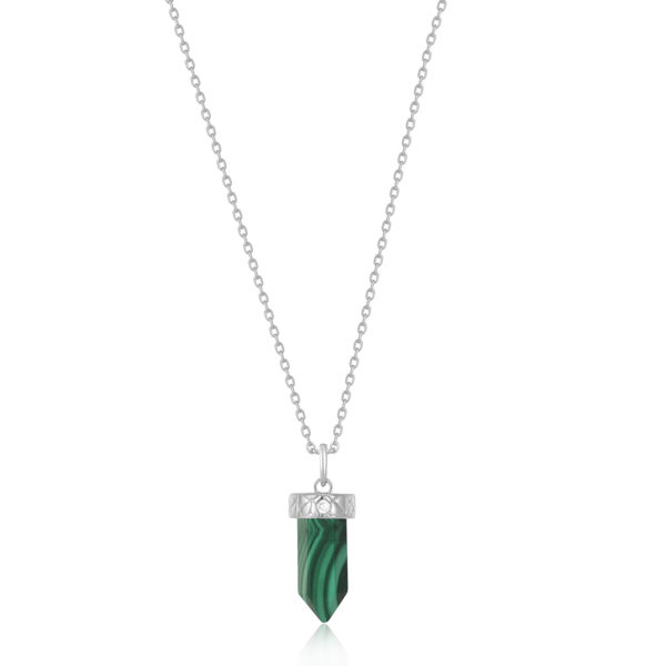 Picture of Malachite Point Pendant Necklace