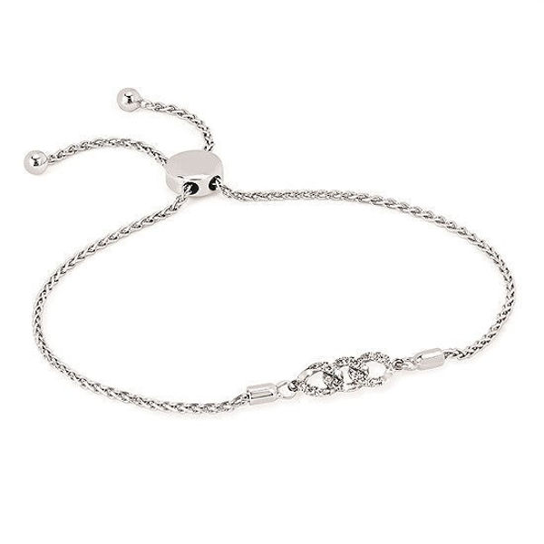 Picture of Diamond Link Silver Bracelet