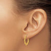 Picture of Leslie's 14K Fancy Design Hoop Earrings