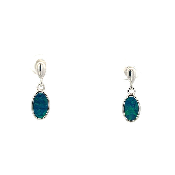Picture of Doublet Opal Earrings