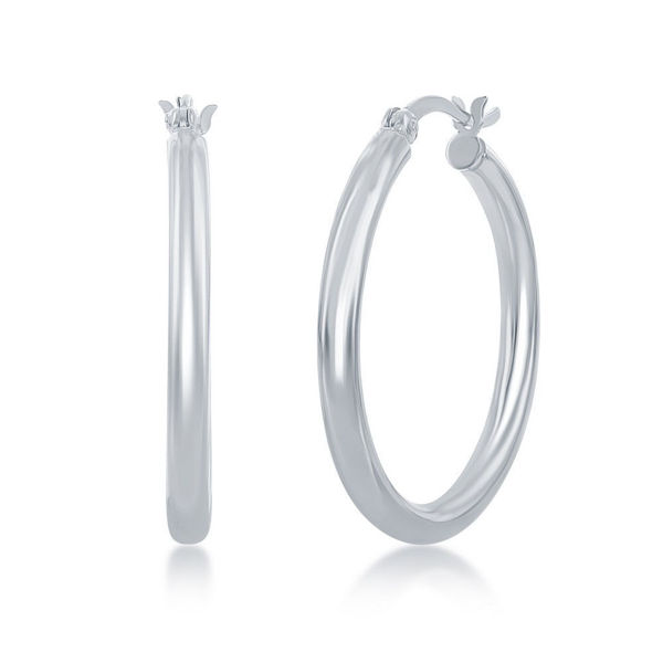 Picture of High Polished Hoop Earrings