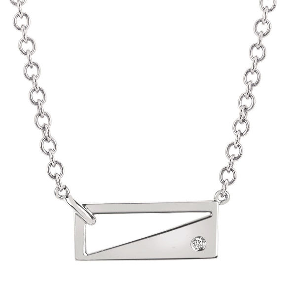 Picture of Rectangle Silver Pendant