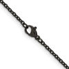 Picture of Black-Plated Stainless Steel Cable Chain