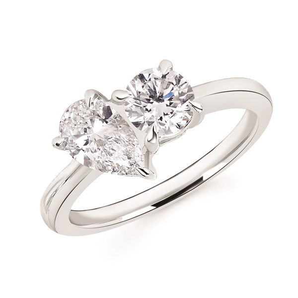 Picture of LAB 2-Stone Diamond Ring