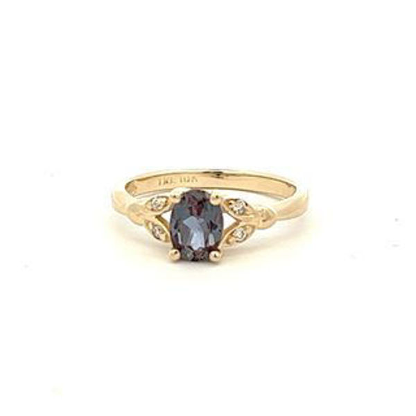 Picture of Created Alexandrite Ring