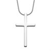 Picture of Tungsten Carbide Cross Pendant with Steel Snake Chain