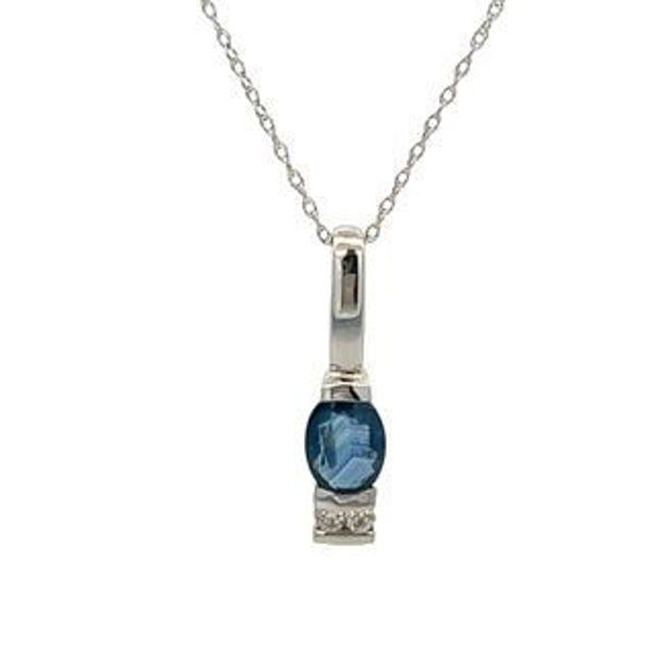 Picture of Diamond and Sapphire Necklace