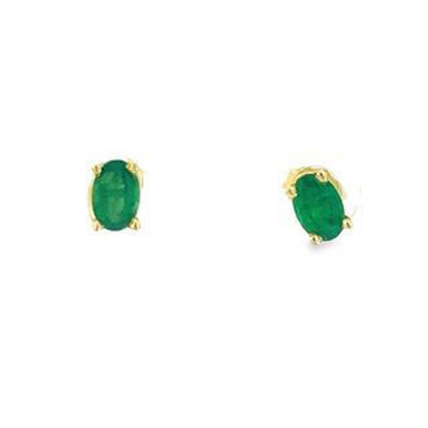 Picture of Emerald Stud Earrings