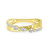 Picture of Diamond Pear Crossover Ring