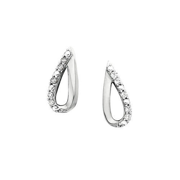 Picture of Teardrop Diamond Earrings